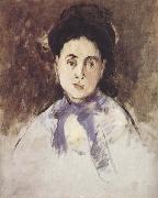 Edouard Manet Tete de femme (mk40) oil painting reproduction